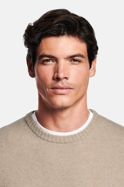 Sweter męski BANDI CASPELO – kolor Sabbia, stylowy i komfortowy